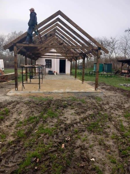 Tesařské práce - Realizace dřevěné konstrukce